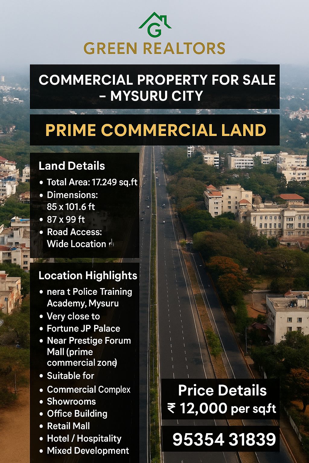 property id 5186   Commercial Property for Sale – Mysuru City
